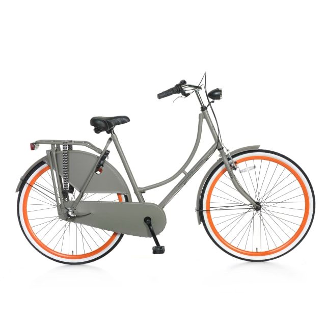 Popal Omafiets 3 Versnellingen 28 inch Grijs Oranje